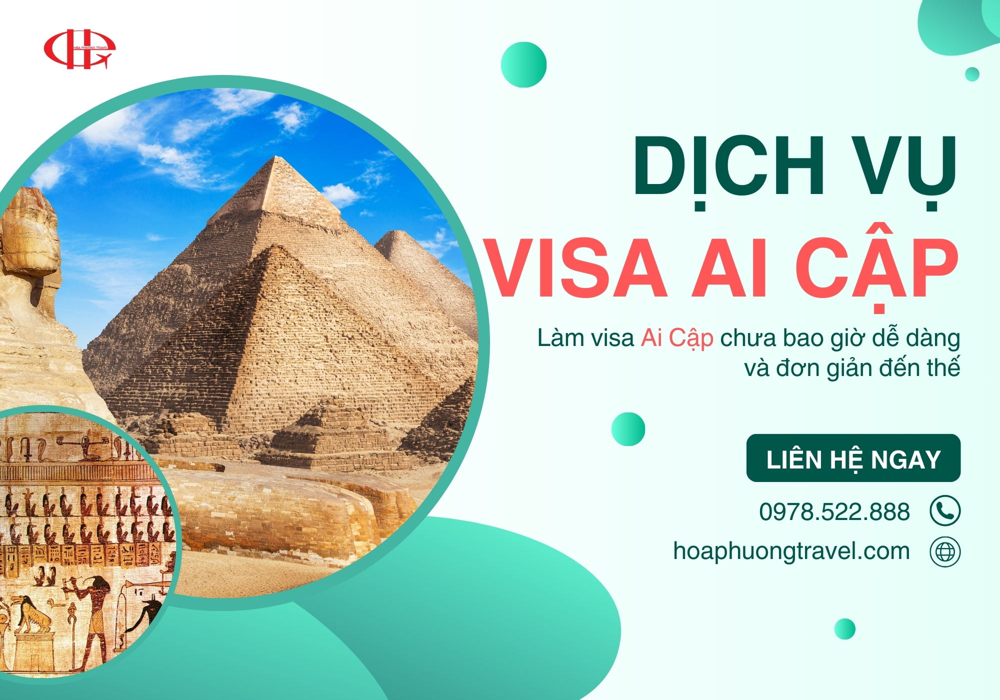 DỊCH VỤ HỖ TRỢ XIN VISA AI CẬP DU LỊCH & CÔNG TÁC