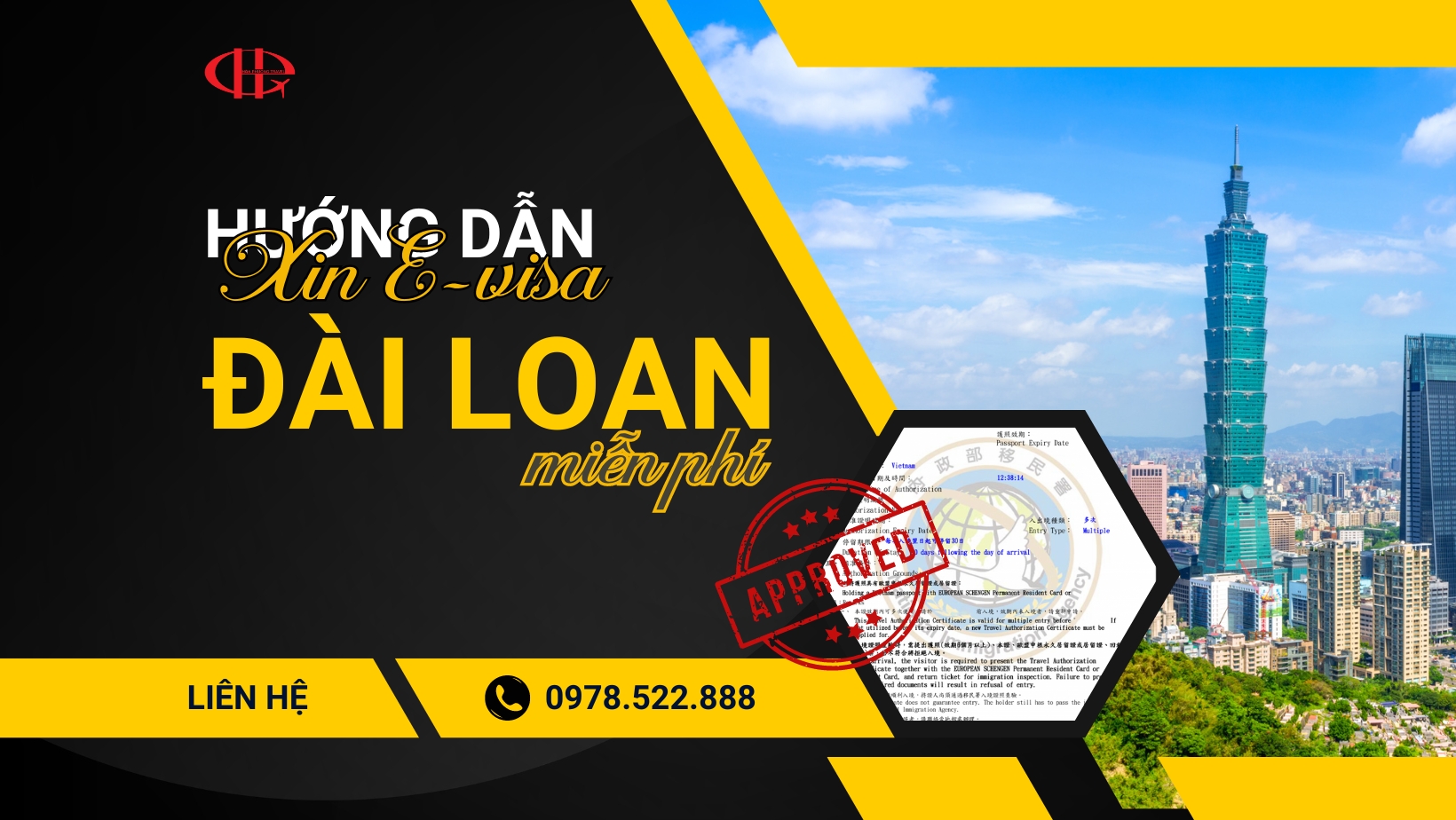 HƯỚNG DẪN XIN E-VISA ĐÀI LOAN MIỄN PHÍ CHO NGƯỜI LẦN ĐẦU