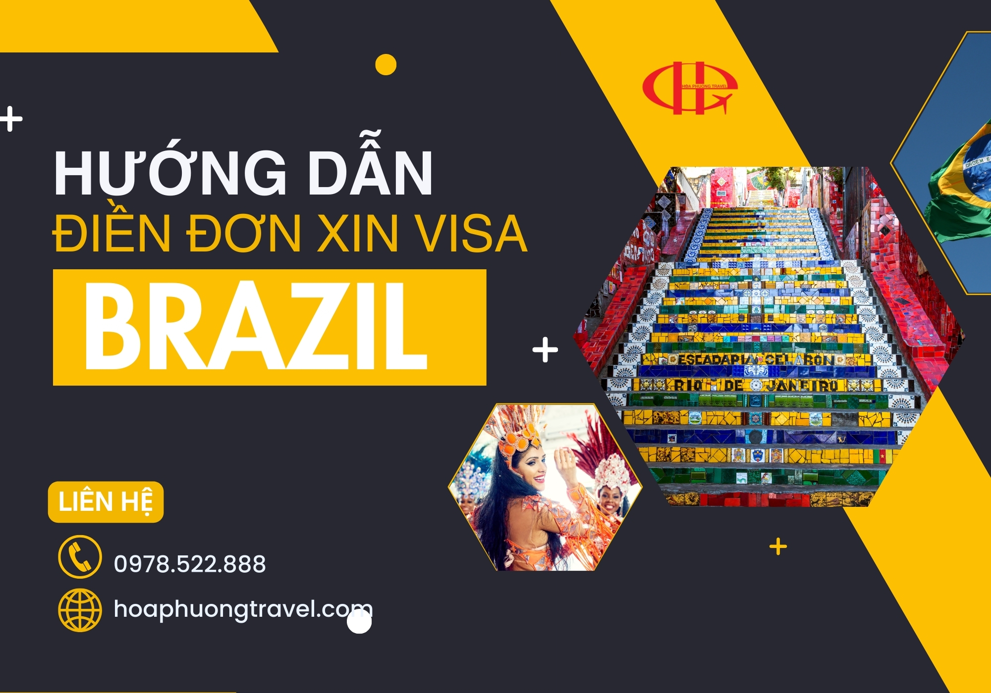 HƯỚNG DẪN ĐIỀN ĐƠN XIN VISA BRAZIL