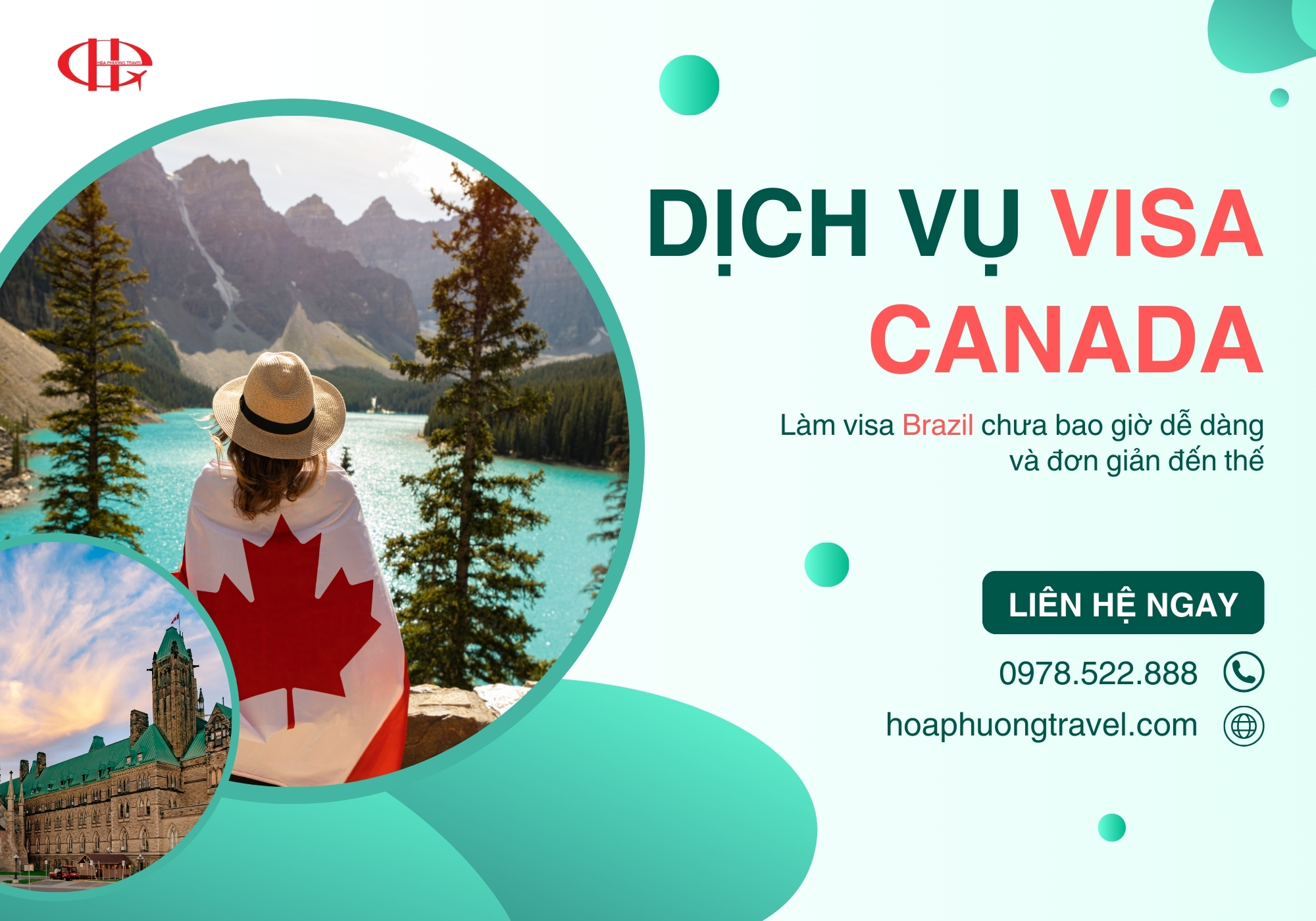 DỊCH VỤ XIN VISA CANADA DU LỊCH & CÔNG TÁC