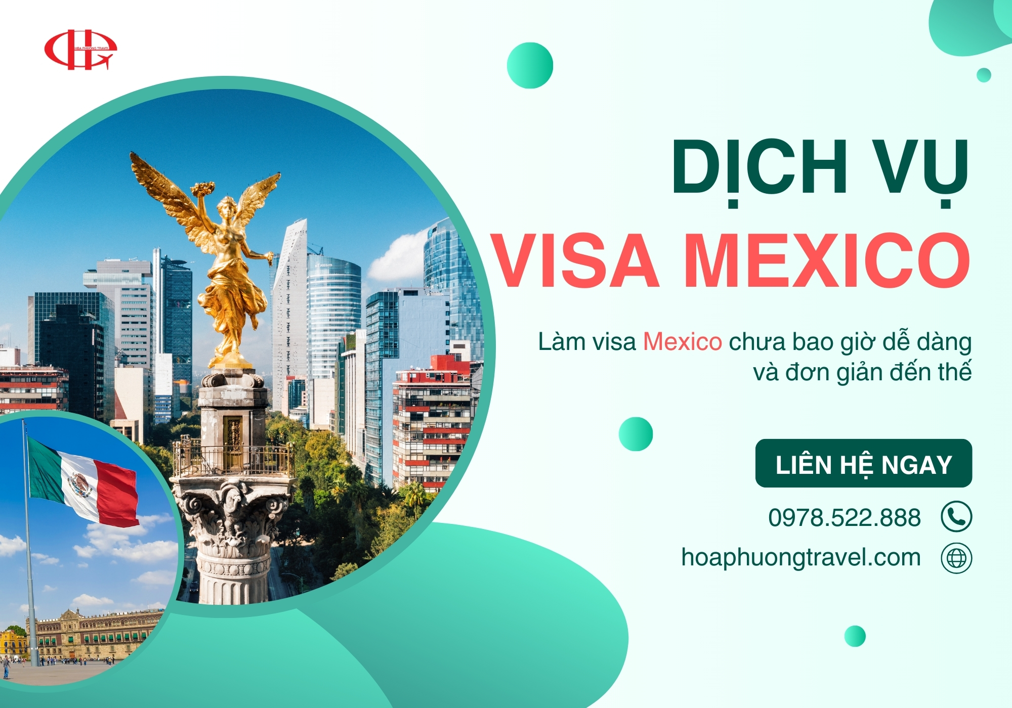 DỊCH VỤ LÀM VISA MEXICO DU LỊCH & CÔNG TÁC